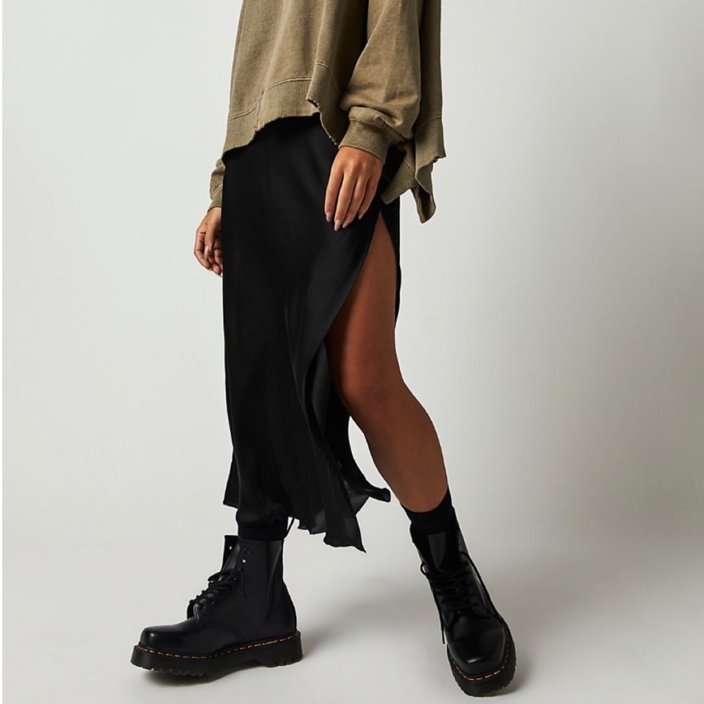 SOLD ON DP | Free People Sweet Talker Half Slip Midi Skirt